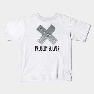 Problem solver funny Duct tape (dark design) Kids T-Shirt